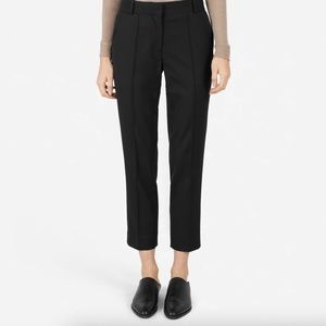 Everlane 0 The Italian GoWeave Crop Trouser - Black - Size 4